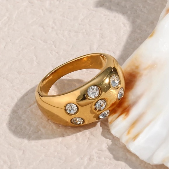 Chunky ring CZ Ring - Picture 4 of 5